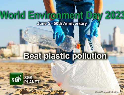 The world “Beat plastic pollution”. World Environment Day 2023