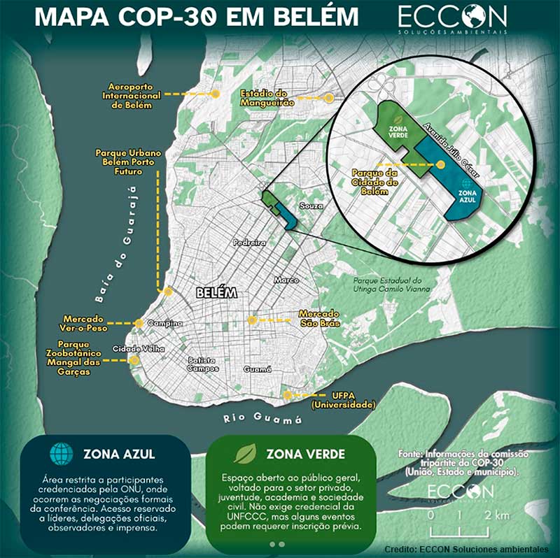 Infografias-COP30-Belem-2025-Mapa-Zona-Azul-y-Zona-Verde-en-Parque-de-la-Ciudad-de-Belem-Website-SGK-PLANET-Aixa-Chacin